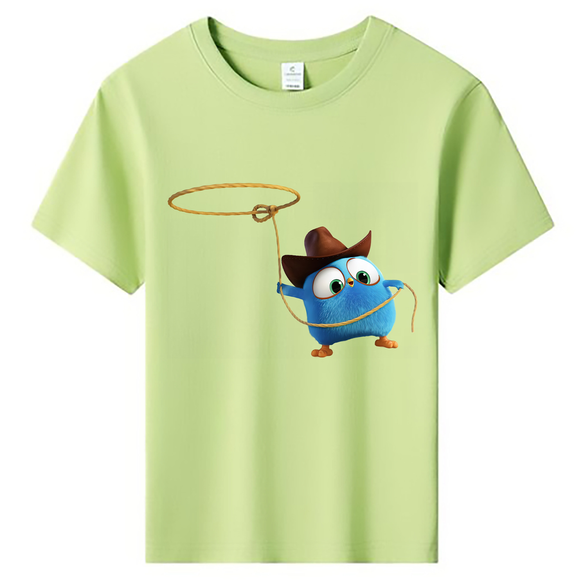 （画像用） Angry Birds アングリーバード 綿100％キッズTシャツ（フロントプリント）